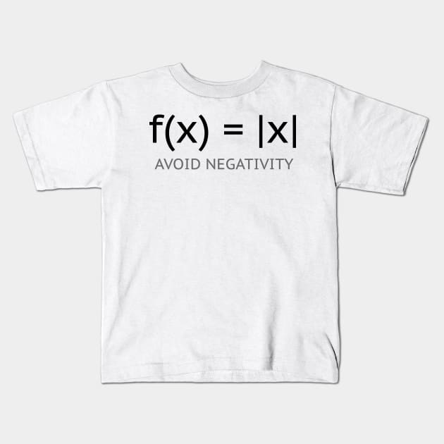 Avoid negativity Kids T-Shirt by _Eleanore_